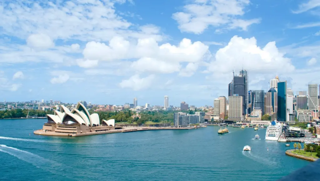 On Image: The view on Sydney harbour